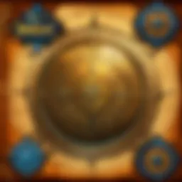 Map showing various coordinates in World of Warcraft