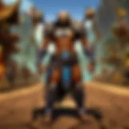 Map of World of Warcraft realms showing population distribution