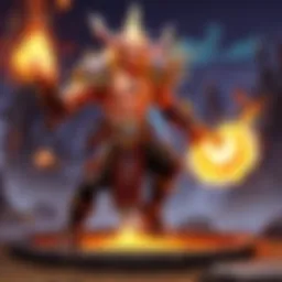 Visual representation of the Hot Foot spell in action within the game.