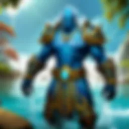 A Waterwarden casting a powerful spell