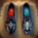 Mystical embodiment of emo spirit in slippers