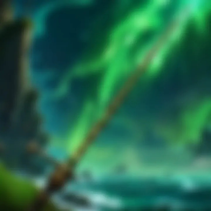 Enchanted Aurora Fishing Pole