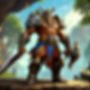 The Essence of the Warrior A fierce warrior clad in armor, wielding a sword in a battle stance.