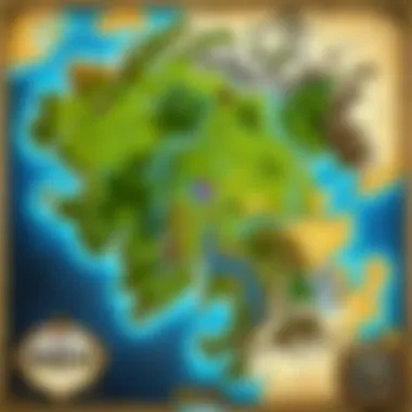 Strategic Map of Azeroth in World of Warcraft