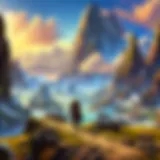 Epic landscape of Azeroth depicting critical zones in World of Warcraft.