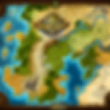 Ornate World of Warcraft map