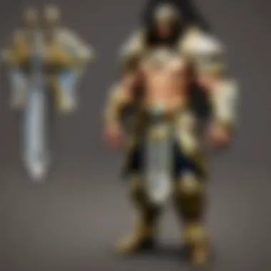 Exclusive Armor Sets An elaborate in-game armor set with intricate details