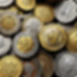 An artistic representation of WoW coins