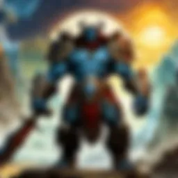 Digital Artwork of a Mythical World